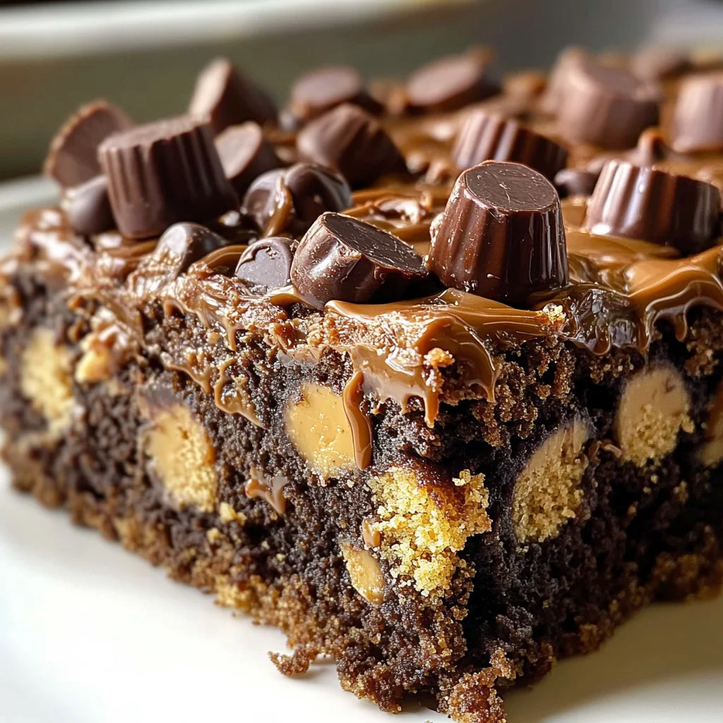 1 bowl peanut butter cup dump cake delight devours time