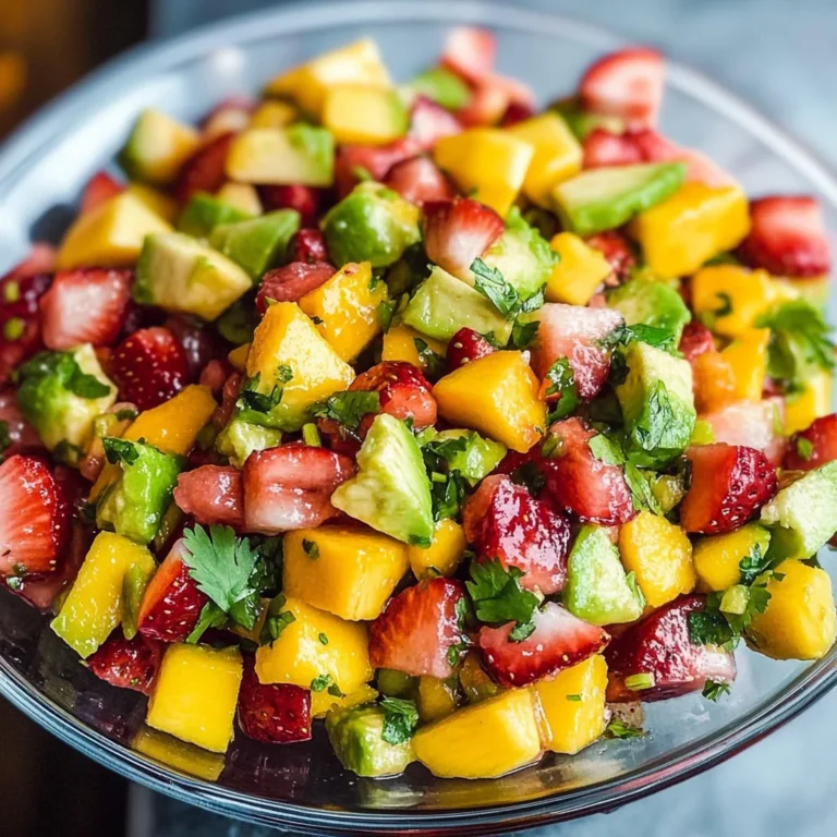 Avocado Strawberry Mango Salsa