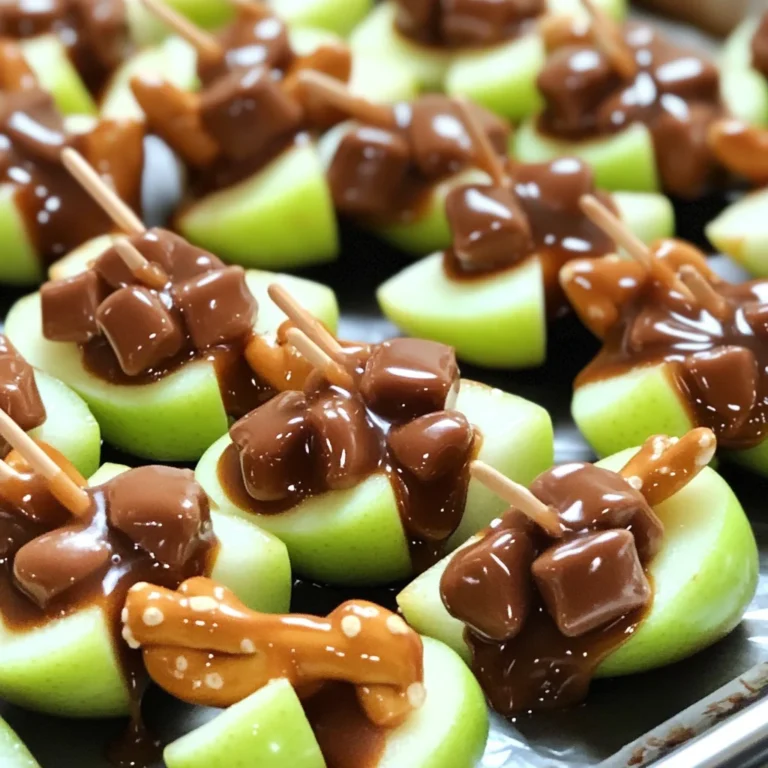 Easy Caramel Apple Bites