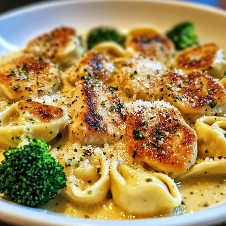 Garlic Parmesan Chicken Tortellini