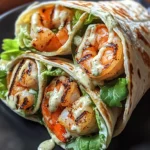 Grilled Shrimp Caesar Wraps