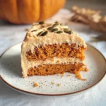 Pumpkin Spice Cake with Brown Sugar Cream Cheese Frosting
