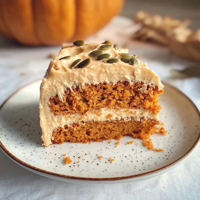 Pumpkin Spice Cake with Brown Sugar Cream Cheese Frosting