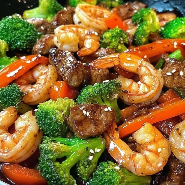 STEAK AND SHRIMP STIR FRY