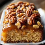 Upside-Down Caramel Pecan Cake