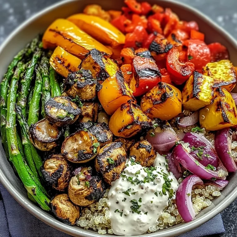 Grilled Veggie Bowl with Quinoa